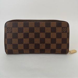 LOUIS VUITTON DAMIER EBENE ZIPPY WALLET